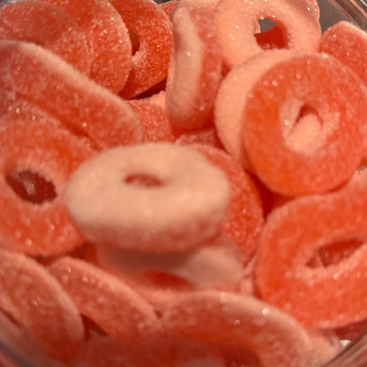 Fizzy Strawberry Rings