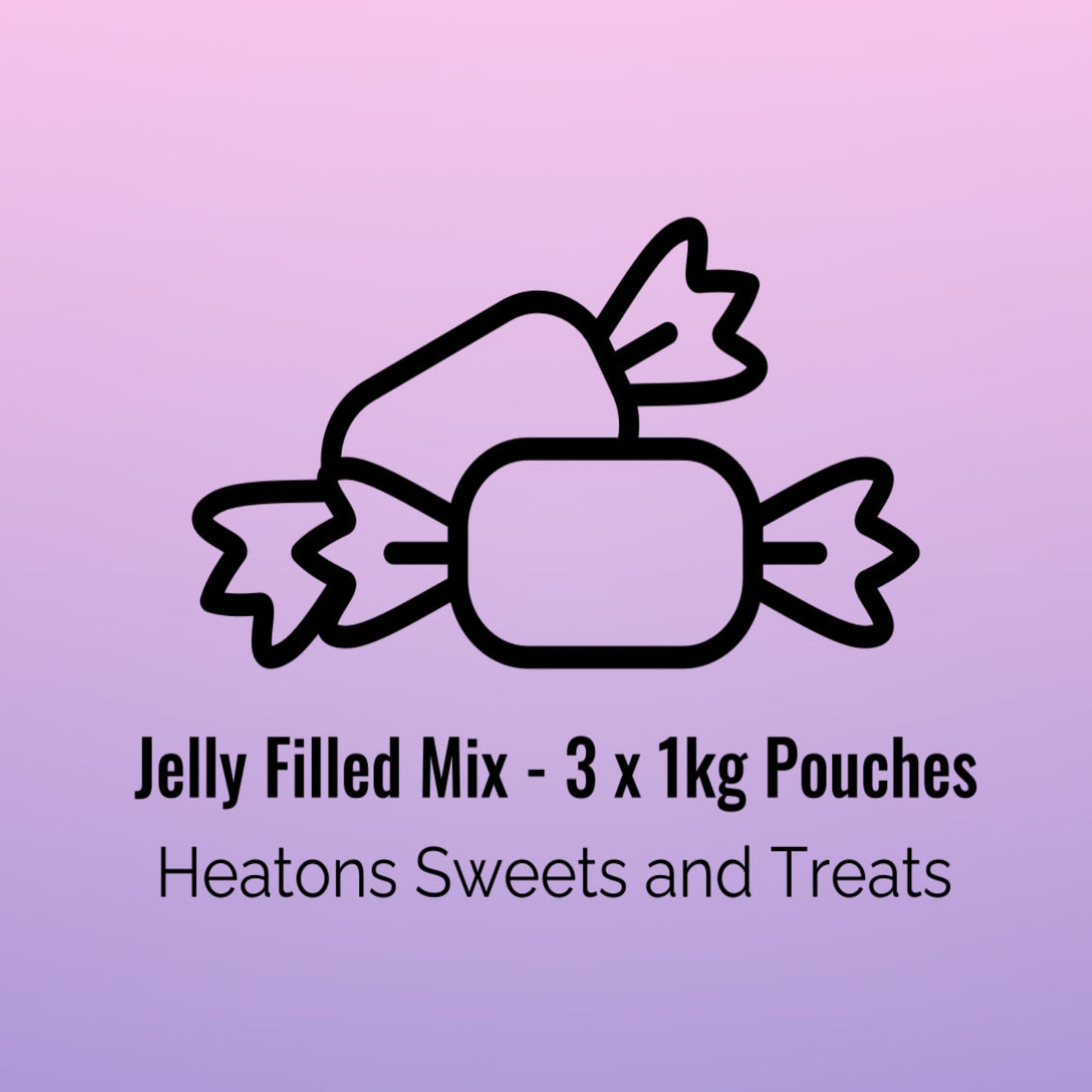 Z Jelly Filled Mixes - 3 x 1kg Pouches